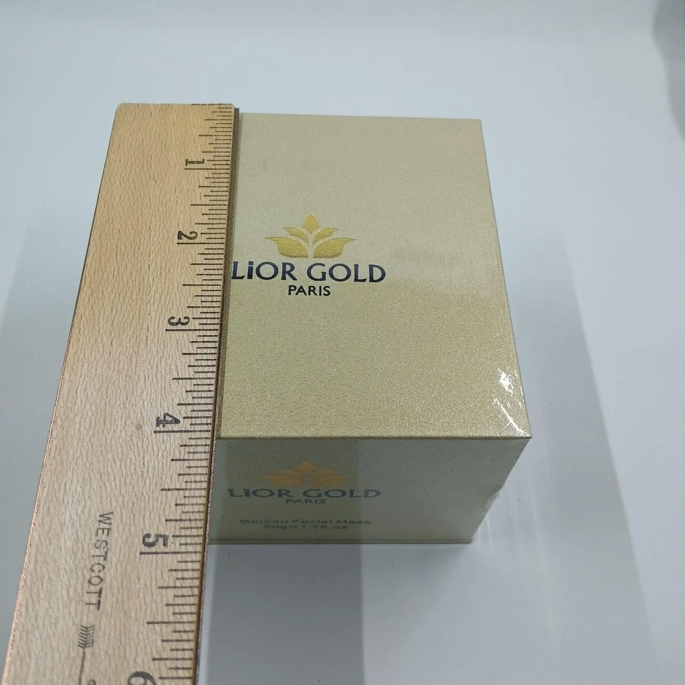Lior Gold Paris Golden Facial Clay Mask 1.7 Fl Oz Anti Aging Purifying‎ Detox